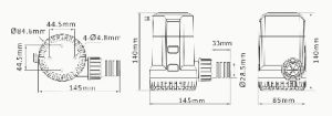 АВТОМАТИЧНА ОСУШИТЕЛНА ПОМПА S13B 24V 1500 GPH — SFBP2G150013B