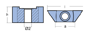 ЦИНКОВ АНОД YAMAHA — REC6E5-11325-00