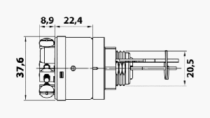 IGNITION STARTER PL. 7-Т-4Pos — GS11156