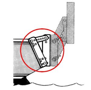 ADJUSTABLE PLATE FOR MOTOR BRACKET 5-30° — O0500065 TREM