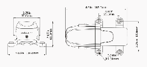 ВОДНА ПОМПА 12V 4.3L/min/1.2GPM 40PSI/2.0 BAR — SFDP101204023A