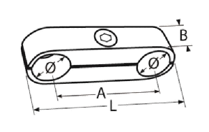 GRAB HANDLE CONNECTOR, HEAVY DUTY — 814642425 MTECH