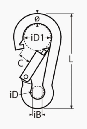 SPRING HOOK — 8249414 180 MTECH