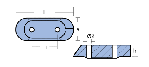 ALUMINIUM ANODE — REC65W-45251-00AL
