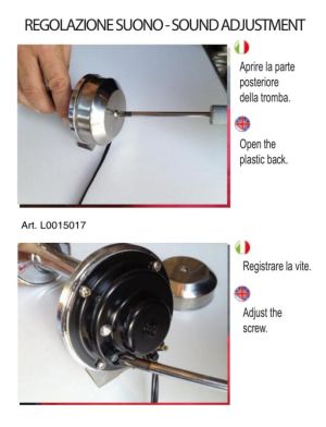 ЕЛЕКТРИЧЕСКА ТРОМБА 12V/5A, AISI316 — L0015018 TREM