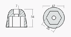 SLEIPNER SP125 NUT — L8125581 TREM