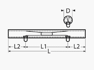 ВРЪЗКА ЗА ТРЪБИ 22mm A4 — 8531422 MTECH