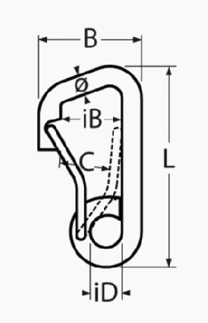 КАРАБИНА A4 12mm — 8305412 MTECH