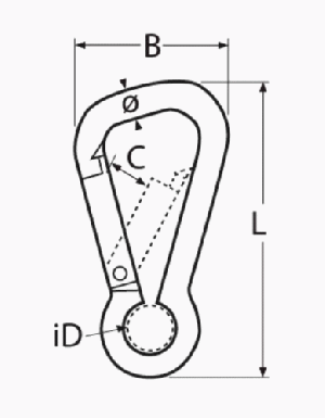 АСИМЕТРИЧНА КАРАБИНА A4 11x120mm — 814841411 120 MTECH