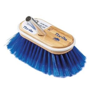 ДЪРВЕНА ЧЕТКА С ОСНОВА ЗА ДРЪЖКА T-BRITE /BLUE/ 240x155x85 mm — R3806068 TREM