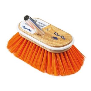 ДЪРВЕНА ЧЕТКА С ОСНОВА ЗА ДРЪЖКА T-BRITE /ORANGE/ 240x155x85 mm — R3805068 TREM