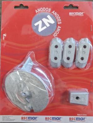 ЦИНКОВИ АНОДИ КОМПЛЕКТ YAMAHA F40-60 — RECKITY40-60ZN