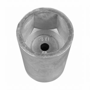ЦИНКОВ АНОД ЗА ПРОПЕЛЕР, КОНИЧЕН, ф45 mm, шестограм — 00404E TSEAL