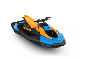 SPARK Trixx 90 for 3 iBR Gulfstream Blue / Orange Crash — 66TD SEA-DOO