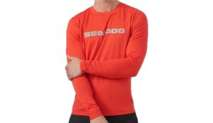 LONG SLEEVE RASHGUARD MEN RED — 4544590917 BRP