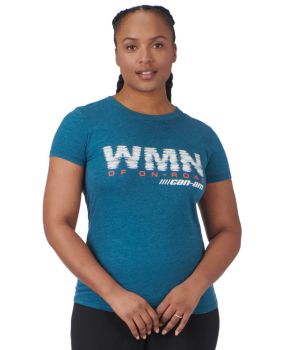 CAN-AM WOMEN`S T-SHIRT WMN BLUE — 4547210482 BRP