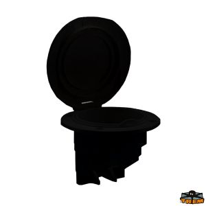 КРЪГЛА КУТИЯ ЗА ДУШ  /ЧЕРНА/ — N0180070 TREM