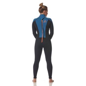 Essential 3/2mm Full Wetsuit - Womens OCEAN/BLACK 10 — P203705 TYPHOON