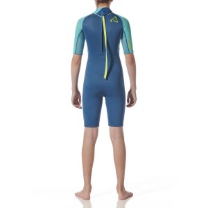 Essential 3/2mm Shorty - Youth AZURE/OCEAN Y-M — P203729 TYPHOON