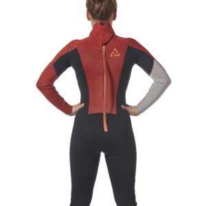 Performance 3/2mm Full Wetsuit BZ - WMNS BLK/SUNDOWN 10 — P203754 TYPHOON