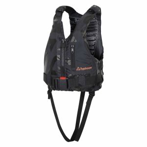 Hudson Junior 50N F/E Buoyancy Aid - BLACK — P201432 TYPHOON