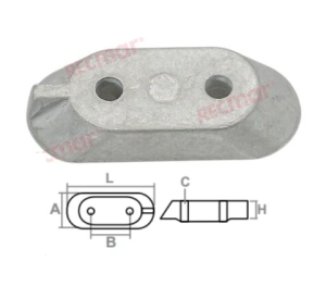 ALUMINIUM ANODE — REC65W-45251-00AL
