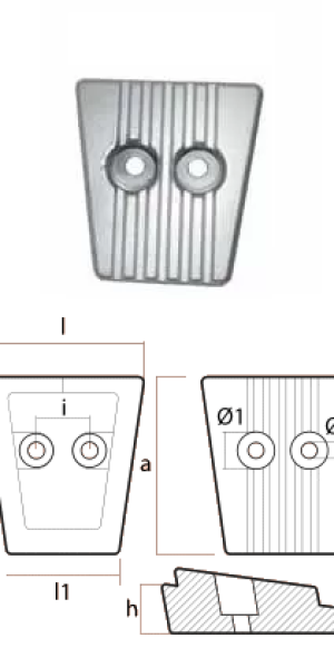 PLATE FOR ENGINES VOLVO PENTA SX — 00737 TSEAL