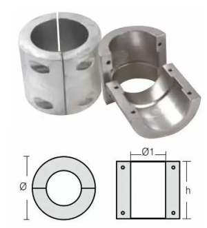 ЦИНКОВ АНОД ЗА ВАЛ - 115 mm — 00528 TSEAL