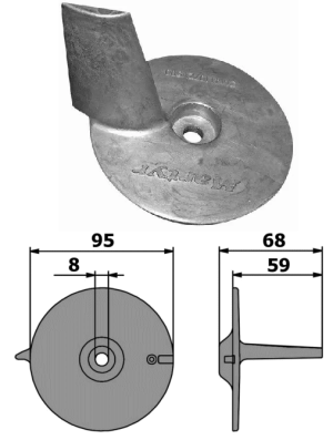 ZINC ANODE — CM41107-ZV500