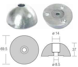 ZINK ANODE — FF-200 RAK