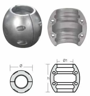 ЦИНКОВ АНОД ЗА ВАЛ - 60 mm — 00517 TSEAL