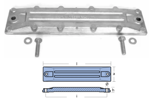 METAL KIT, ANODE — 06411-ZW1-020 HONDA
