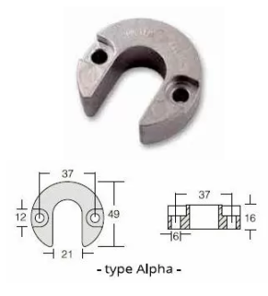 COLLAR FOR TRIM MERCRUISER ALPHA — 00817 TSEAL