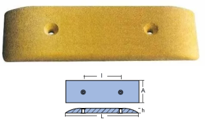 GROUND PLATES 200x60x12 C.F. 100 P.D. 8, 1.8m2 — PMSEAGROUND 1 TSEAL