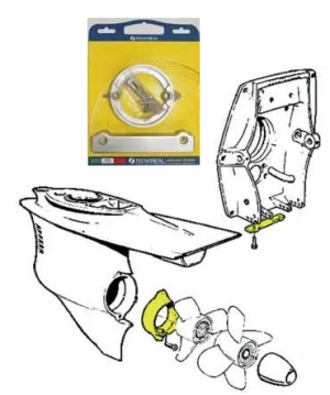 KIT ANODES VOLVO DUO-PROP 280 ALU — KIT VOLVO DP280/AL TSEAL