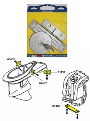 KIT HONDA BF OF ZINC — KIT HONDA BF TSEAL