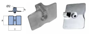 PLATE  OF ALUMINUM FOR ENGINE YAMAHA — 01154AL TSEAL