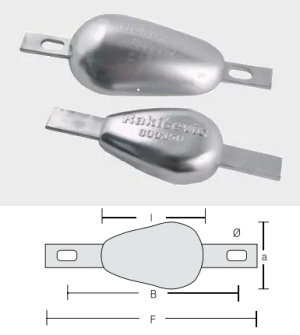 ЦИНКОВ АНОД ЗА КОРУПС С ШИНА — WLD-800352/A RAK