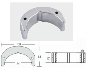 ЦИНКОВ АНОД OMC-JOHNSON-EVINRUDE — BMR-800909 RAK