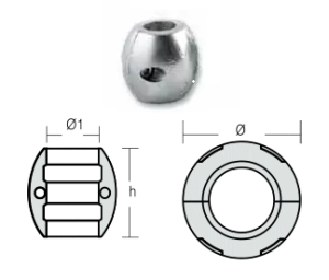 ZINC ANODE — SHF-800501 RAK