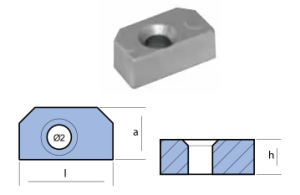 PLATE FOR ENGINES YAMAHA — 01164 TSEAL