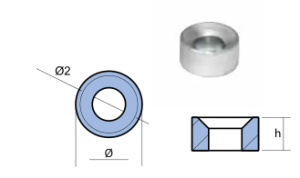 WASHER FOR ENGINE YAMAHA — 01165 TSEAL
