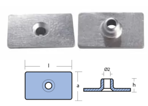 PLATE  MERCURY 4,5-9 HP — 00809 TSEAL