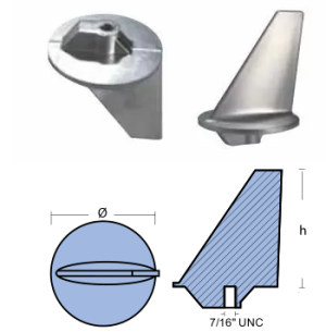 LONG SKEG FOR ENGINES MERCRUISER 80/140 HP — 00801 TSEAL