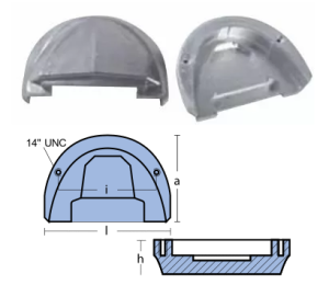 HORSESHOE OMC COBRA ALUMINUM — 00903AL TSEAL