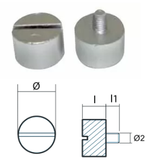 ROD FOR COOLER V.P. S.DRIVE 100 S D.22 M6 — 00736 TSEAL