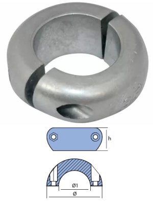 SHAFT COLLARS OF ALUMINUM FOR ASSI DIA 35 — 00557AL TSEAL