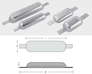 ЦИНКОВ АНОД ЗА КОРУПС С ШИНА — WLD-800305 RAK