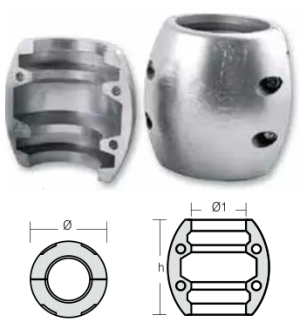 ZINC ANODE — SHF-800518 RAK
