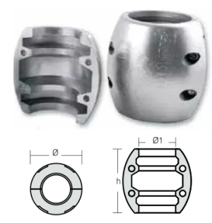 ZINC ANODE — SHF-800514 RAK